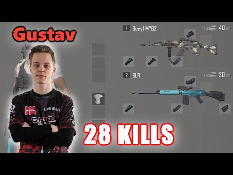FaZe Gustav & Aitzy - 28 KILLS - Beryl M762 + SLR - DUO vs SQUADS - PUBG