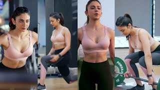Rakul Preet Singh Mind Blowing Gym Workout Video h
