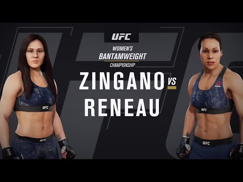 UFC 3 Gameplay Cat Zingano vs Marion Reneau