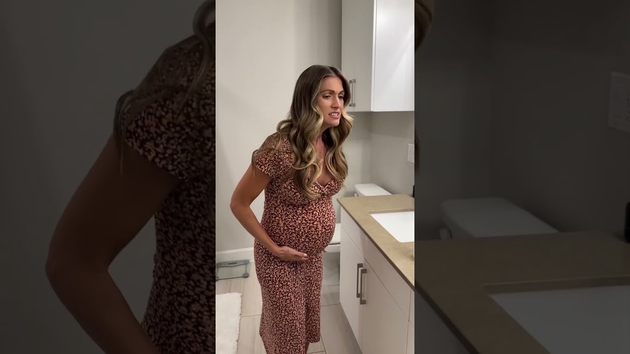 I think he’s ready 🥰 #dad #mom #funnycouple #pregnancy #38weekspregnant #funnyvideos #babyontheway
