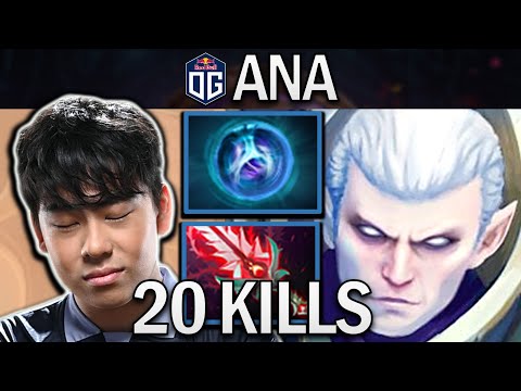 OG.ANA SMURF INVOKER WITH 20 KILLS & BLOODTHORN - DOTA 2 PRO GAMEPLAY
