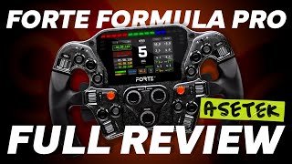 Superb performance, SMALL price tag - Asetek Forte Formula Pro Racing Wheel review