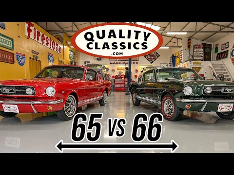 65 vs 66 Mustang GT