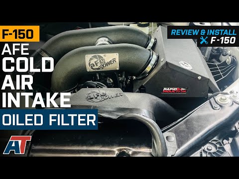 2021-2023 3.5L EcoBoost F-150 AFE Rapid Induction Cold Air Intake Review & Install