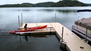 preview picture of video 'EZ Dock Kayak Launch'