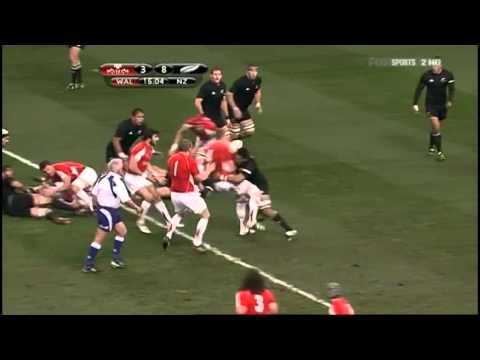 Jerome Kaino massive hit on Bradley Davies