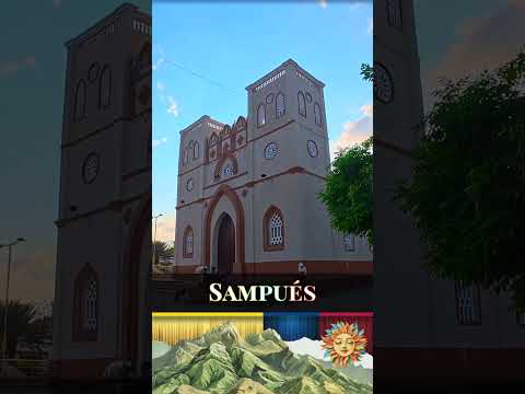Sampués, Sucre - Colombia 🇨🇴 | Caminata 4K Tour Urbano #shorts
