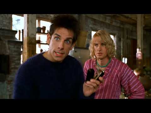 Zoolander official trailer frame with Derek Zoolander mugging on a catwalk under spotlights