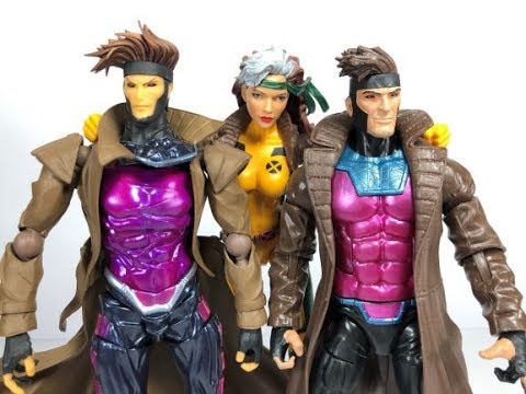 Gambit VS Gambit Marvel Legends Amazing Yamaguchi Chefatron Review