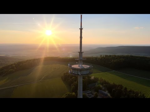 Fernmeldeturm Kälberberg mit der DJI Mavic Air 2 in 4K