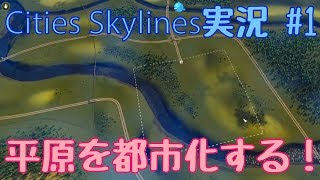 [CitiesSlylines]街づくり始めます！Part1