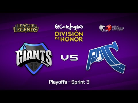 Giants Underdoges vs Pain Gaming - #LoLHonor Playoffs Sprint 3, T.8