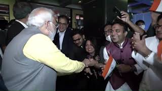 PM Modi receives warm welcome by Indian community 