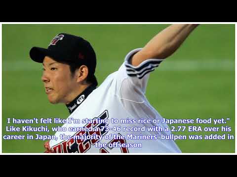 Baseball: Yusei Kikuchi officially reports to 1st major league camp