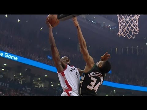 Raptors Highlights: Ibaka Posterizes Antetokounmpo - April 24, 2017