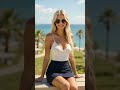 Fashion Model Happy Beautiful Girl