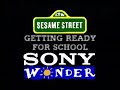 My Sesame Street Home Video Getting Ready For School Sony Wonder Version
