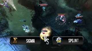 Team fight by SPG.int vs Sigma @ MLG Columbus 2013