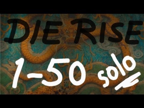Die Rise Rounds 1-50 Solo "Fast Food Strategy" - 0 Downs - Black Ops 2 Zombies