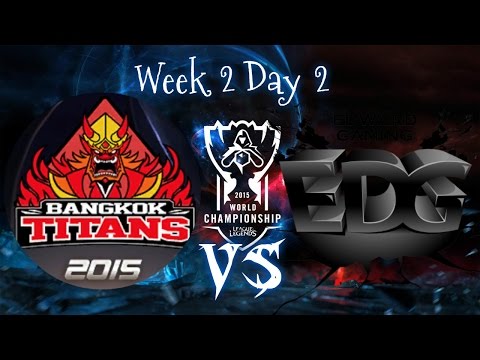 BKT vs EDG - Group Stage Week 2 Day 2 - 2015 World Championship