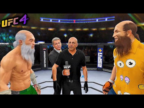 Old Bruce Lee vs. Mandarin - EA Sports UFC 4