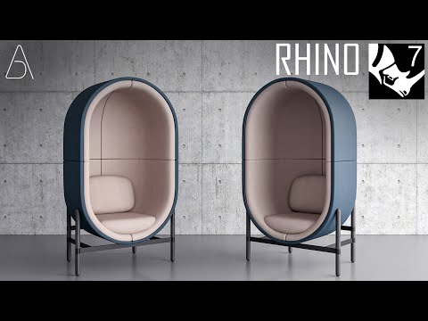 Capsule Chairs Modeling For Social Distance