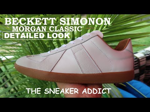 Beckett Simonon Morgan Classic Sneakers Detailed Look On Feet