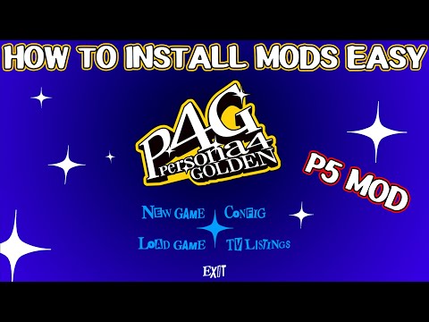 How to install mods in Persona 4 Golden PC