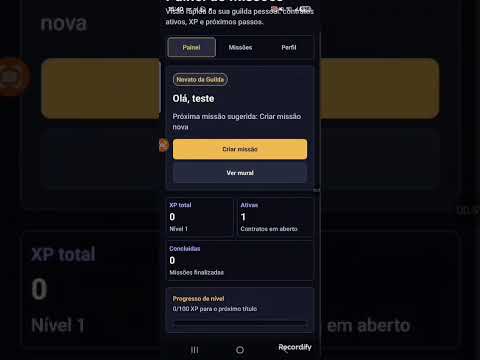 Demonstração do Quest Log