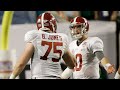 Barrett Jones Discusses The Shove On A J McCarron During The 2013 National Championship
