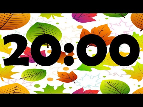 20 minute Autumn Timer with relaxing music and alarm