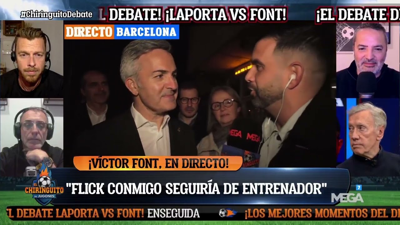 😯 VÍCTOR FONT, EN EXCLUSIVA TRAS EL DEBATE 😯