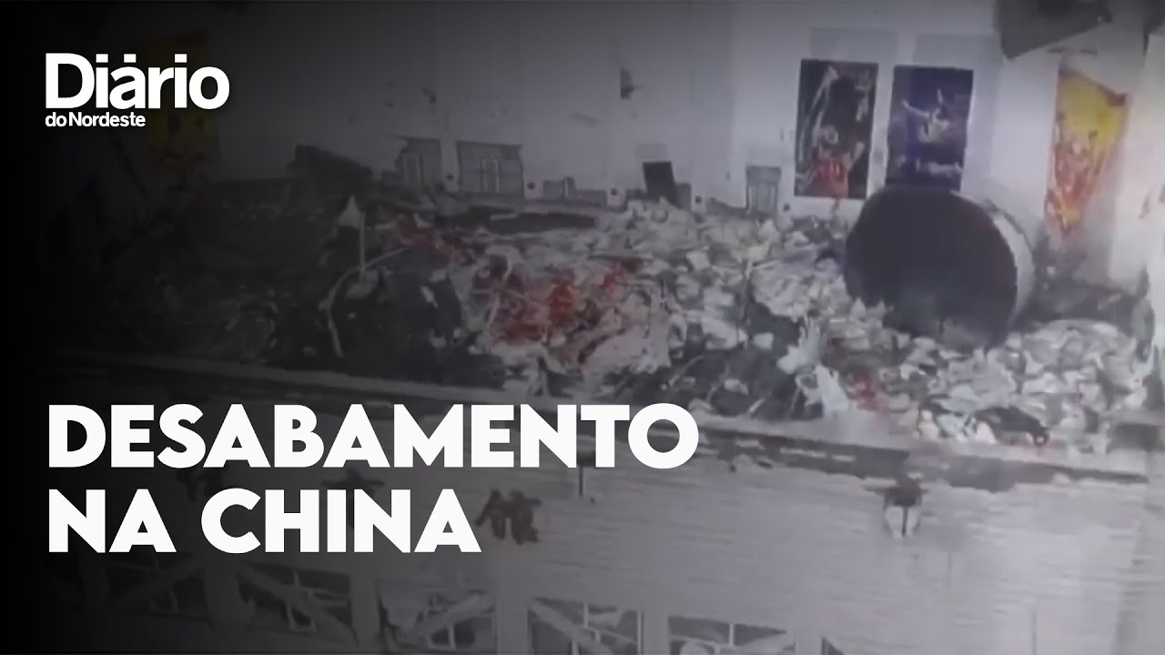 Imagem da notícia: Desabamento de teto de ginásio escolar deixa onze mortos na China