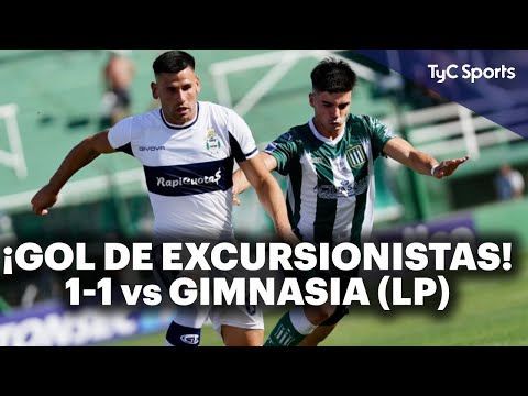 ¡GOL DE EXCURSIONISTAS! 1-1 vs Gimnasia (LP) | COPA ARGENTINA | Gol de Barrios