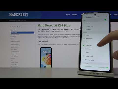 How to Schedule Alarm Sound in LG K62 Plus – Add Alarm