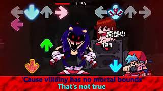 Cover art for You can't run with lyrics