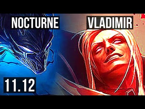 NOCTURNE vs VLADIMIR (MID) | 2.0M mastery, 800+ games, Legendary, 14/6/16 | BR Diamond | v11.12
