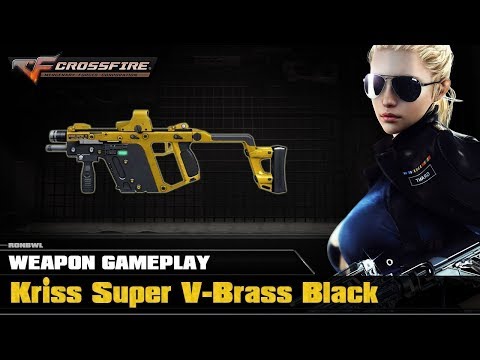Crossfire NA 2.0 : Kriss Super V Brass Black - Hero Mode X - Zombie V4