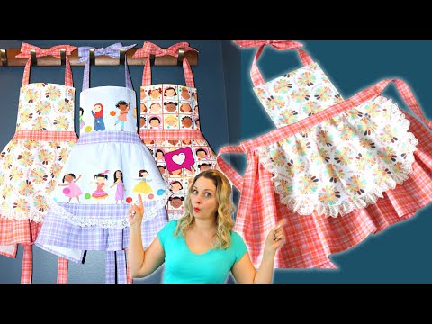 Sew a Child's Apron / Beginner Sewing Tutorial
