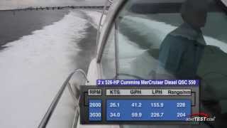 Sea Ray 500 Sundancer Test 2013- By BoatTest.com