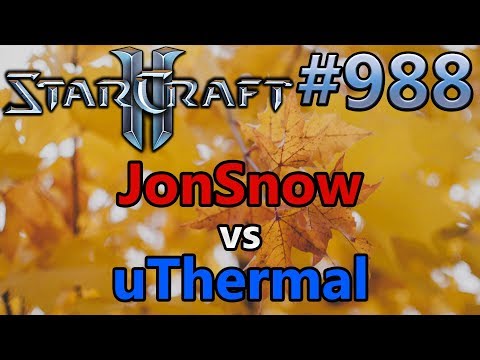 StarCraft 2 - Replay-Cast #988 - JonSnow (Z) vs uThermal (T) - WCS Fall 2019 [Deutsch]