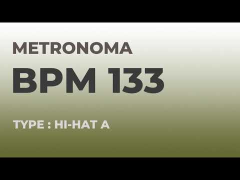 메트로놈 | BPM 133 | Metronome | Type : Hi-Hat A