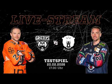 Grizzlys Wolfsburg vs Eisbären Berlin Testspiel 20.02.26