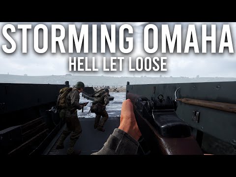 Storming Omaha Beach in Hell let loose