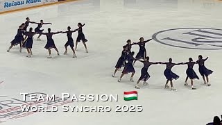 Team Passion 🇭🇺 FS - World Synchro 2025 - Synchronized skating