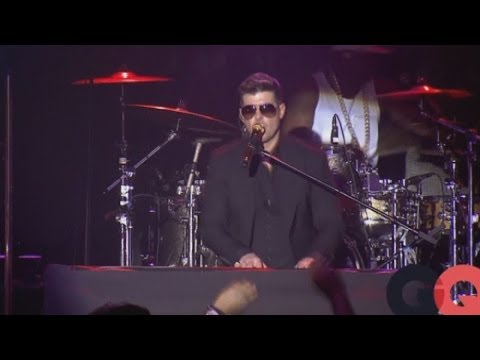 Thumbnail for Robin Thicke performs at GQ magazine's first-ever Gentlemen Give Back concert by Robin Thicke