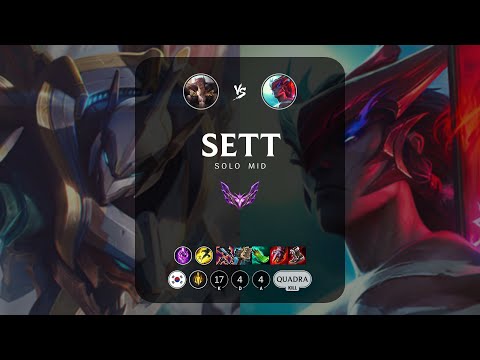 Sett Mid vs Yone - KR Master Patch 13.17