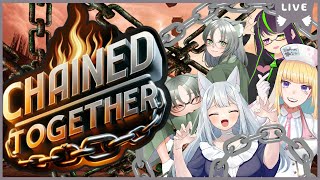 【Chained Together】連帯責任が重すぎるアスレチックだ！【人狼Vtuber/熾狼ルナ】
