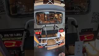 Wohnwagen HUNTER mit Fahrradträger HINTEN #yachtcamper.de #wohnwagenliebe #wohnwagen #camper