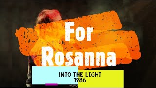 For Rosanna - Chris de Burgh (Into The Light 1986)